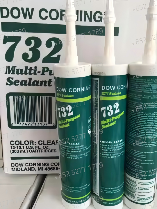FM Dowcorning Dowcorning 732 герметикалық 300ml FDA FDA Тамақ сортты герметикалық RTV Gasket бейтарап кремний