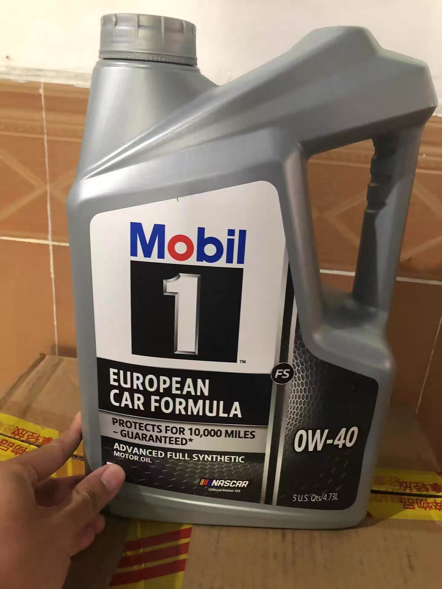 Zyq3 Mobil 1 еуропалық автомобиль формуласы 0w40 4,73 литрлік Mobil 1 қозғалтқыш майы жоғары өнімді майлау және тазартқыш